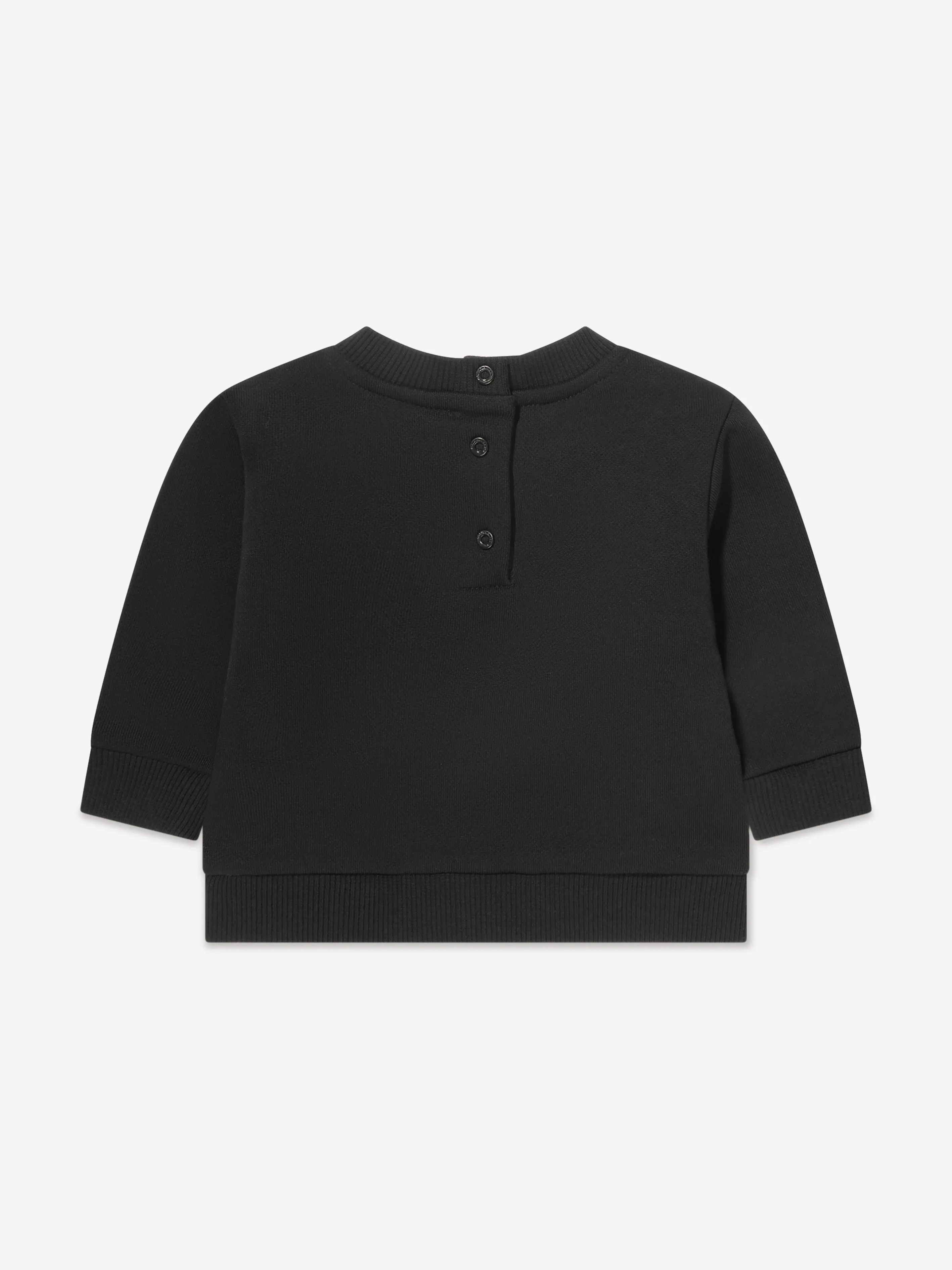 Balmain Baby Boys Logo Sweatshirt in Black