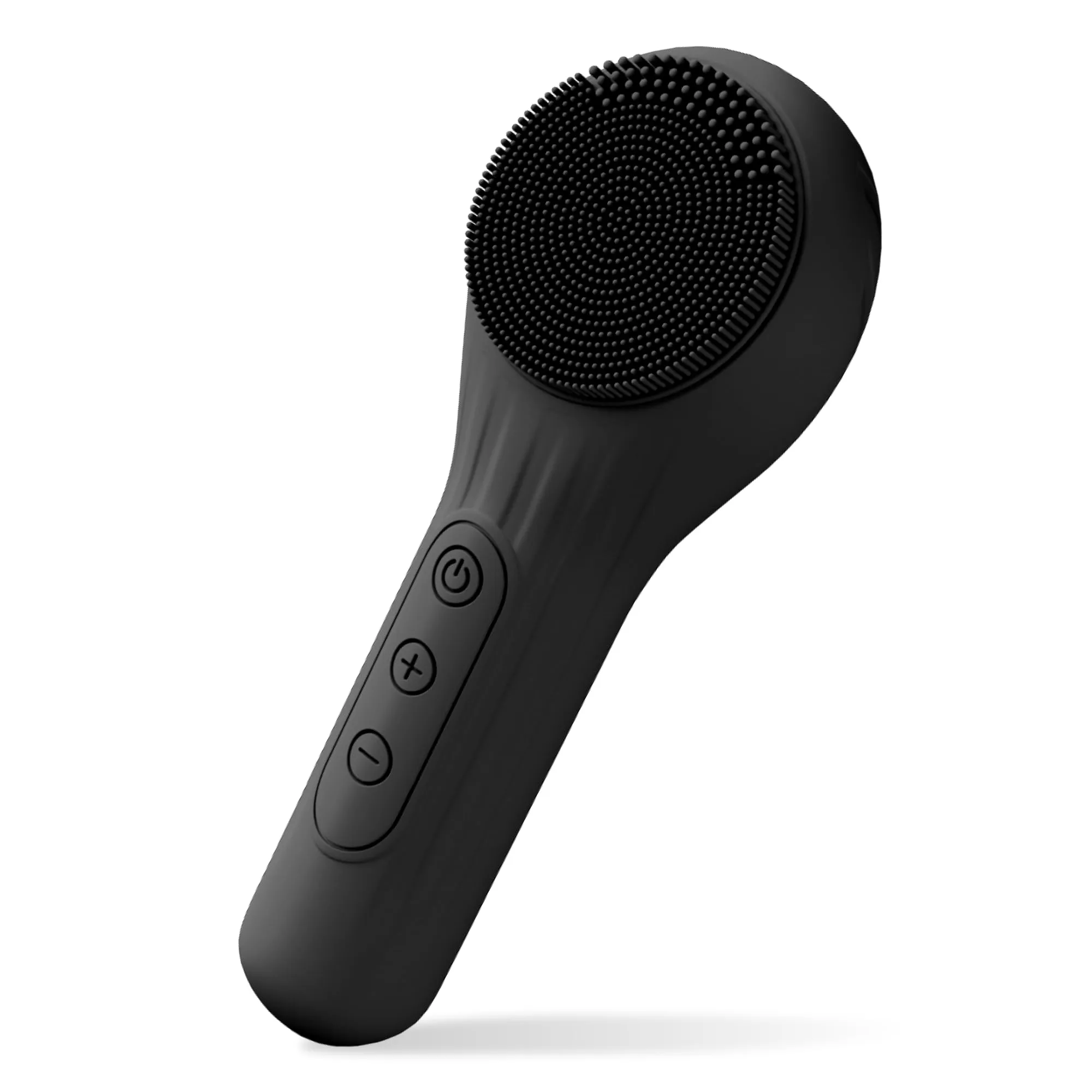 Facial Cleansing Brush, Electric Silicon Face Scrub Brush, IPX7 Waterproof 6 Intensities Deep Clean Heating Massage Removing Blackhead Gentle Exfoliation, Inductive Charging