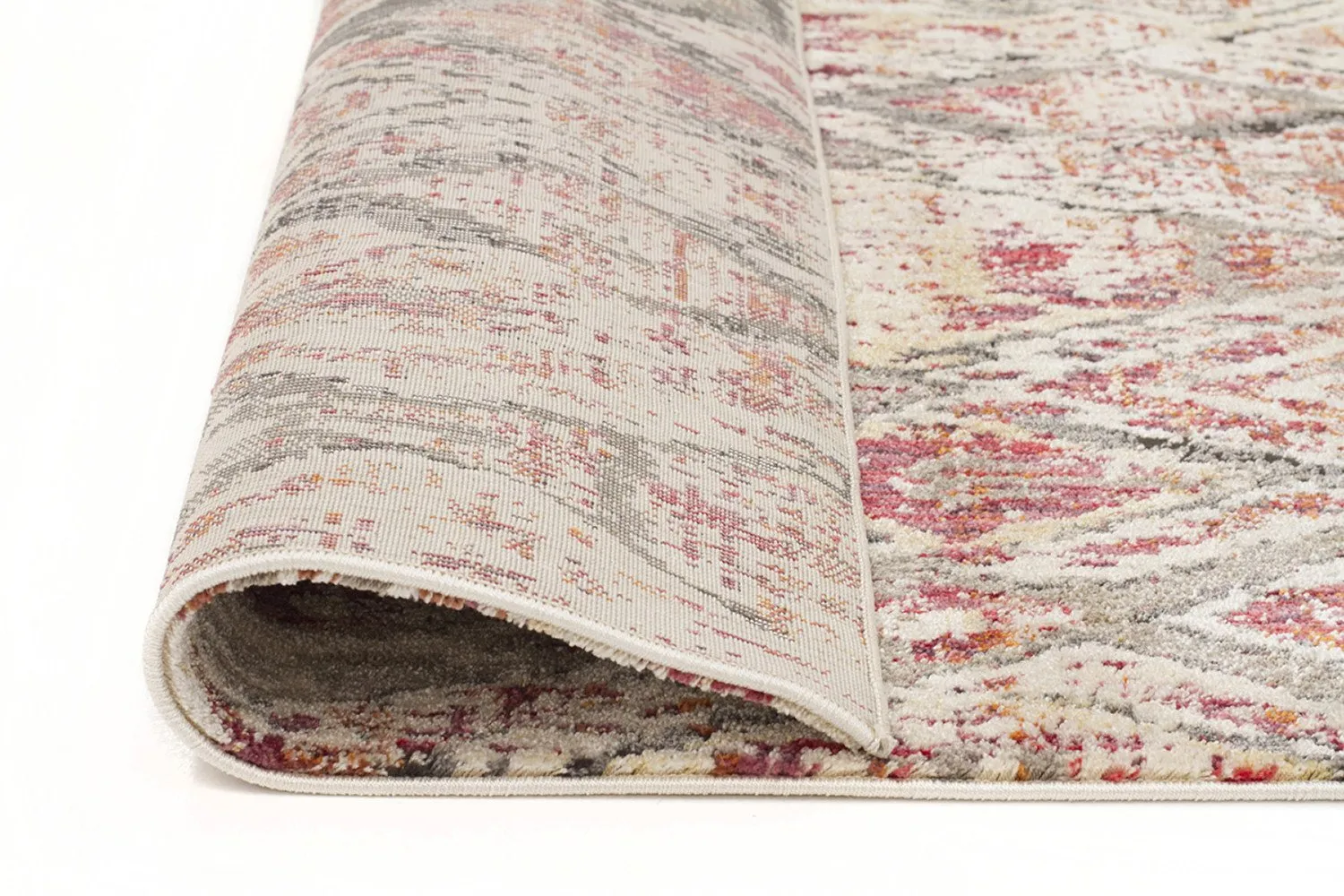 Fluid Sunset Modern Rust Rug
