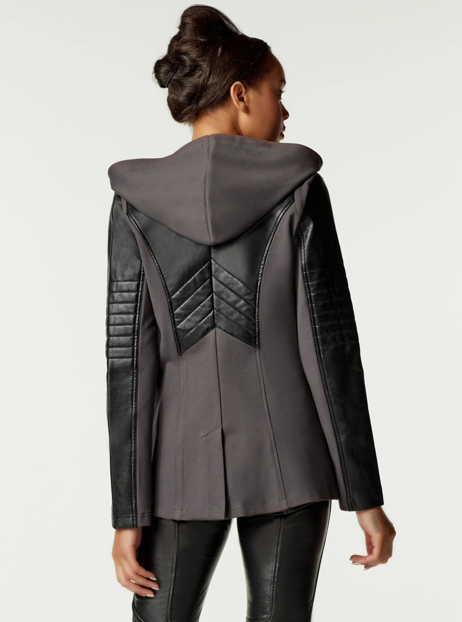 Hooded Blazer - Turbulence (Grey) FINAL SALE