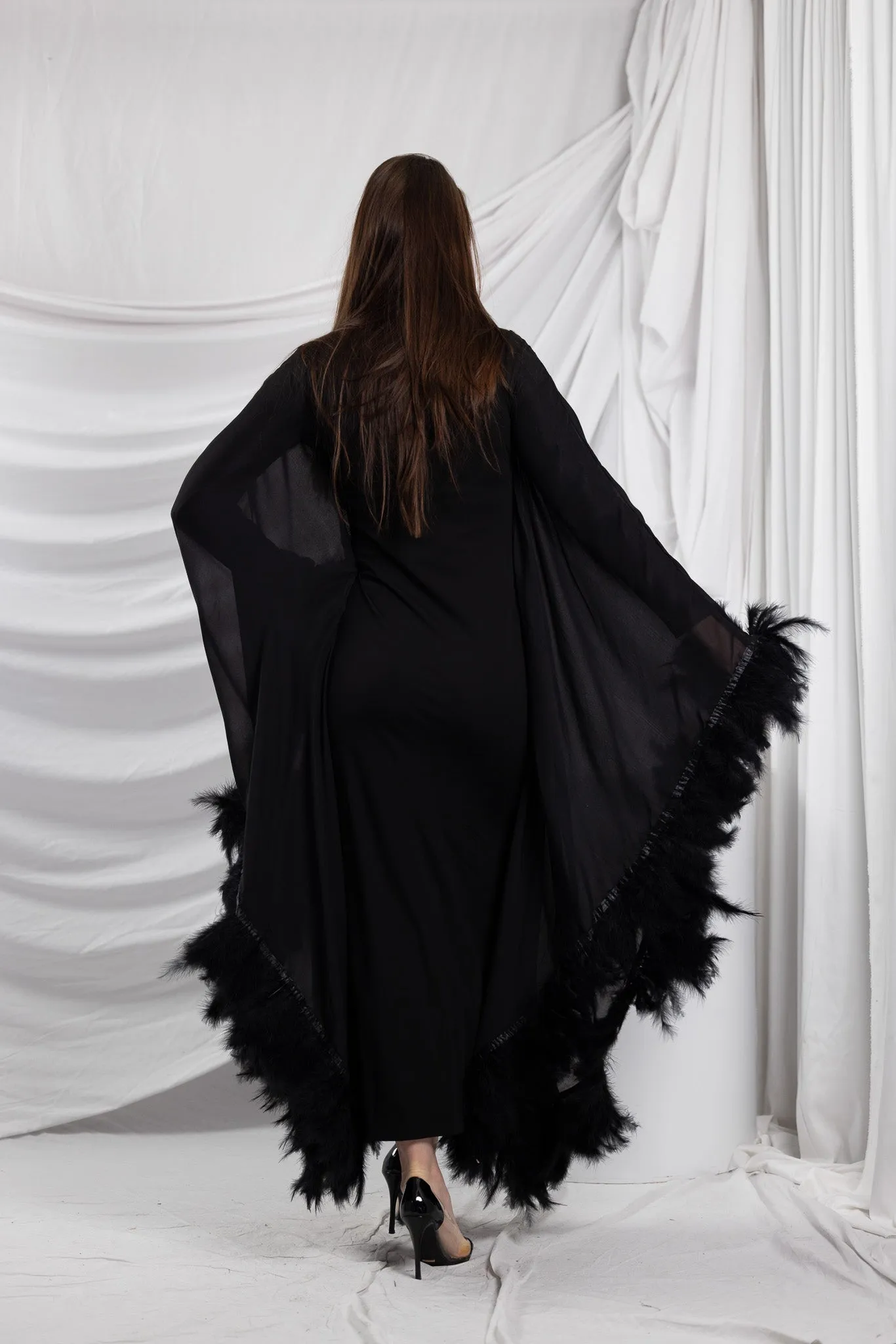 Kairo Feather Detailed Dress