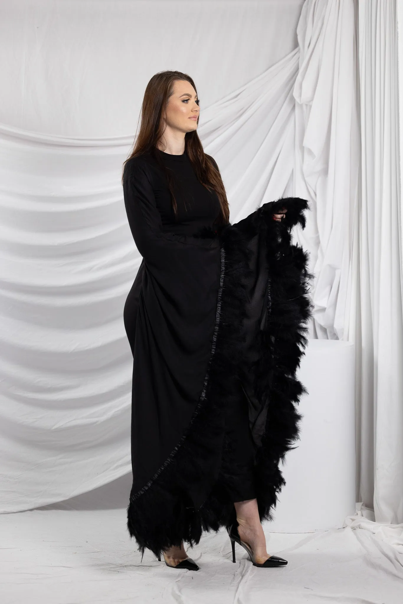 Kairo Feather Detailed Dress