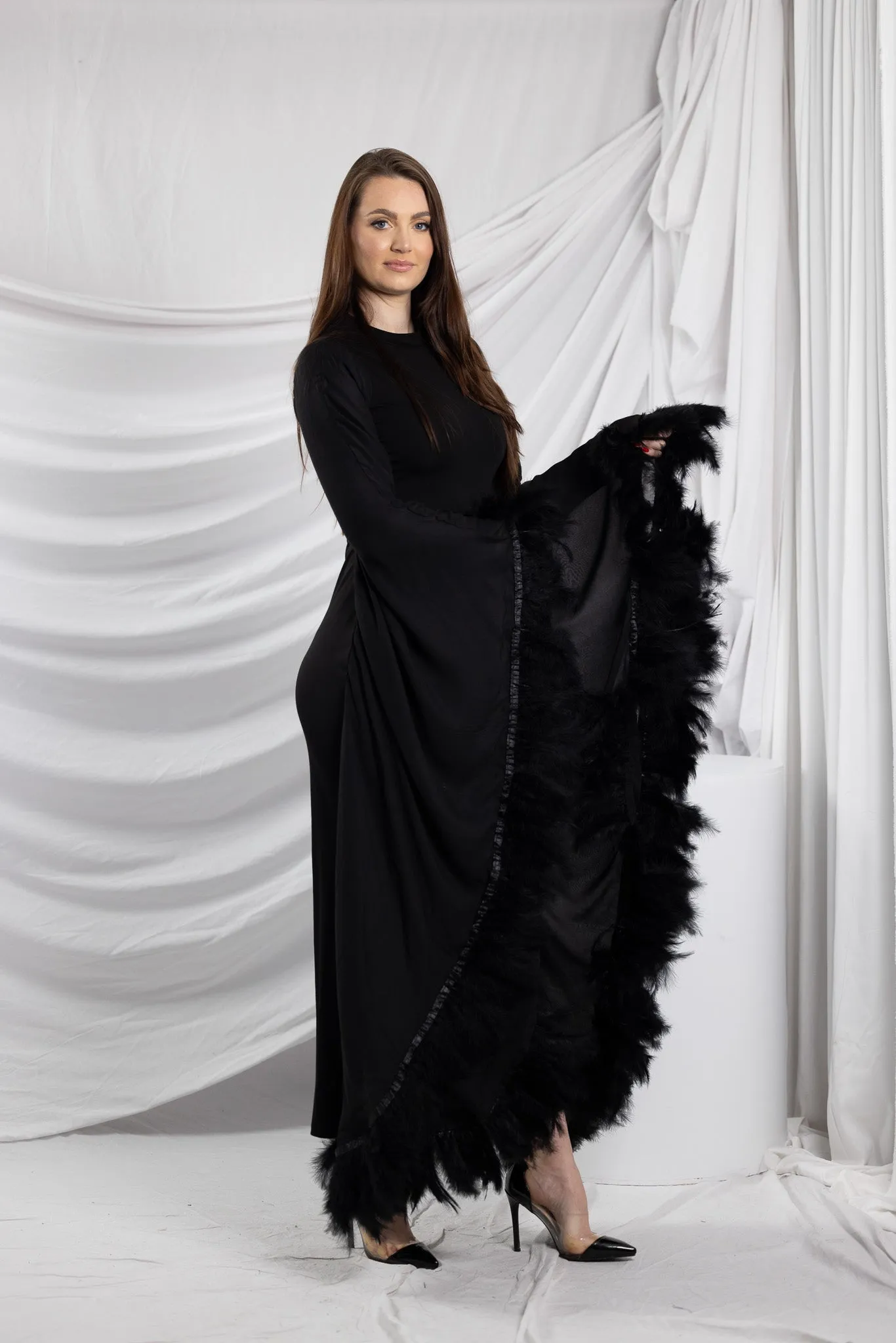 Kairo Feather Detailed Dress