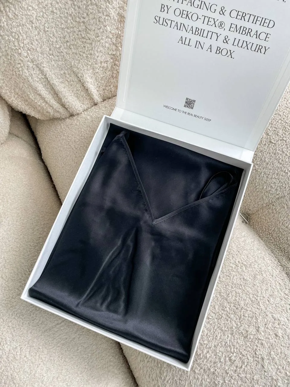 Kate Pure Silk Slip Dress | Black