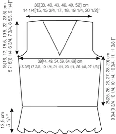 Sleeveless Top Dancing in the night Free pattern