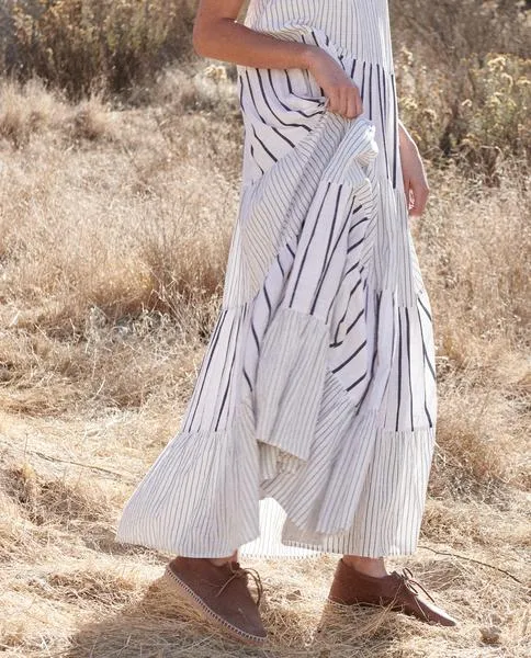 The Great - The Glen Dress Hill Stripe