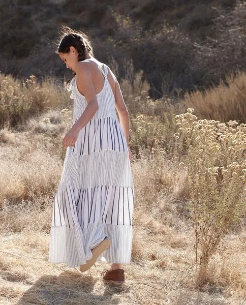 The Great - The Glen Dress Hill Stripe